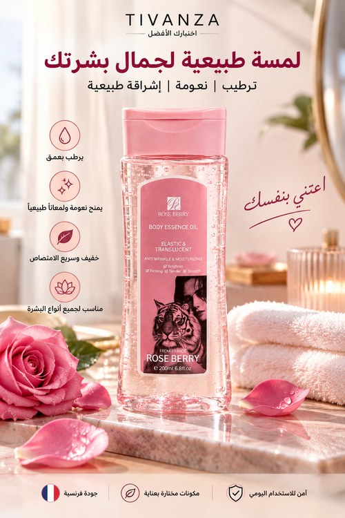 زيت ROSE BERRY للعناية اليومية بالجسم
